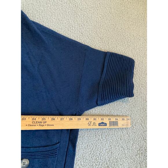 Marla Wynne Tunic Cardigan XS Oversized Slit Open Beach Lagenlook Sweater Duster - Picture 9 of 12